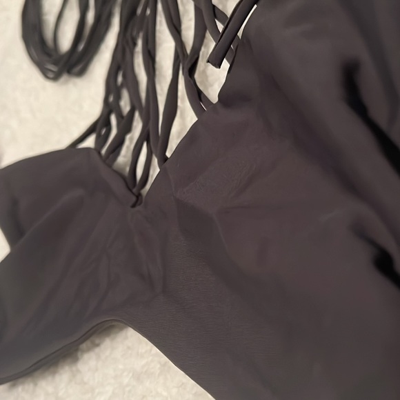 Mikoh Strappy String Kahala Bikini Swimsuit Set Bark NWOT - Picture 5 of 11